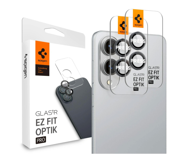 Spigen Optik Pro Glas.Tr ”Ez Fit” 2-Pack do Galaxy S25 Edge - 1343731 - zdjęcie